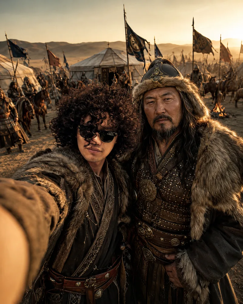 Genghis Khan, Mongol War Camp